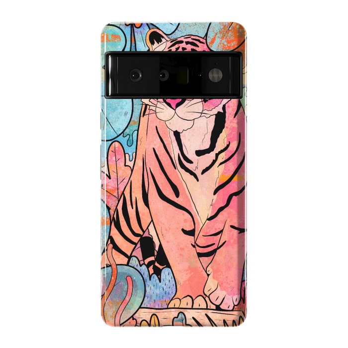 Pixel 6 Pro StrongFit The big tiger cat by Steve Wade (Swade)