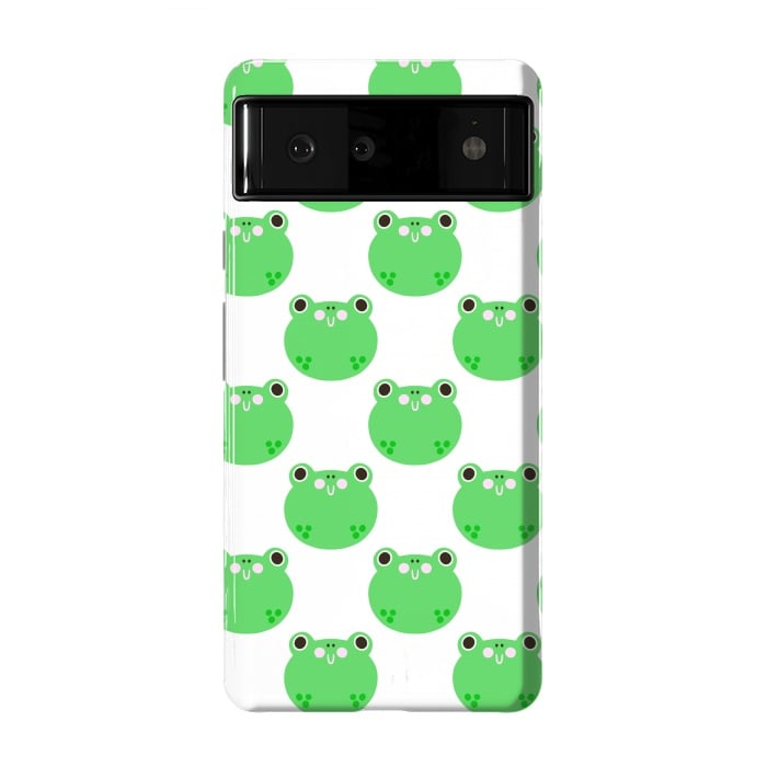 Pixel 6 StrongFit Happy Frogs by Sam Pernoski
