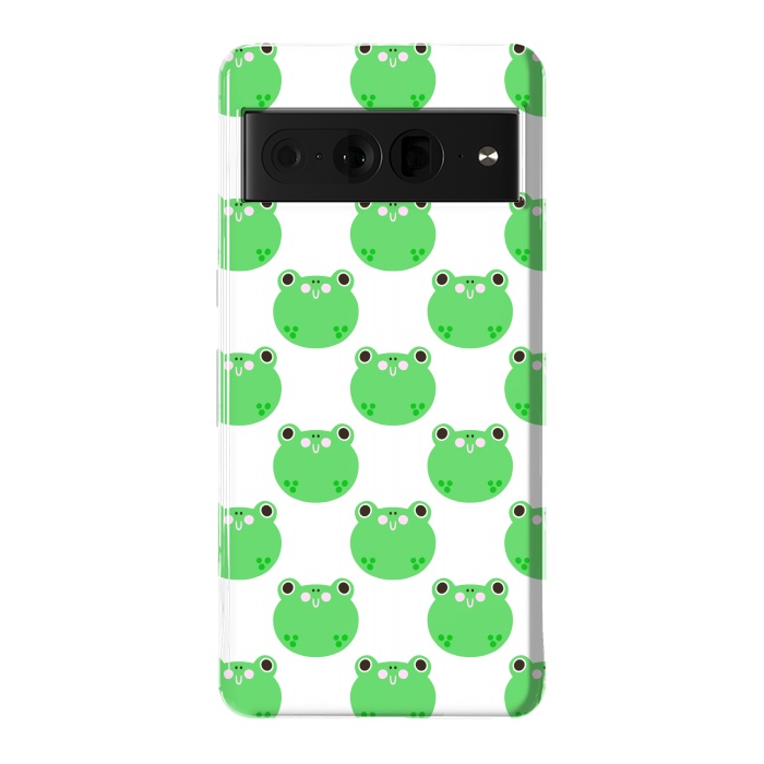 Pixel 7 Pro StrongFit Happy Frogs by Sam Pernoski