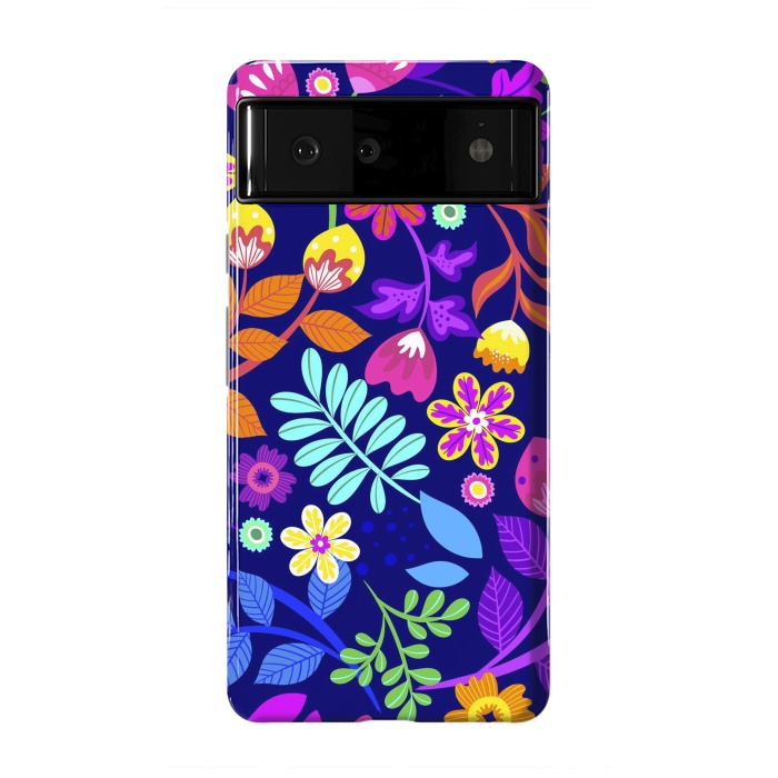 Pixel 6 StrongFit Cute Flowers by ArtsCase