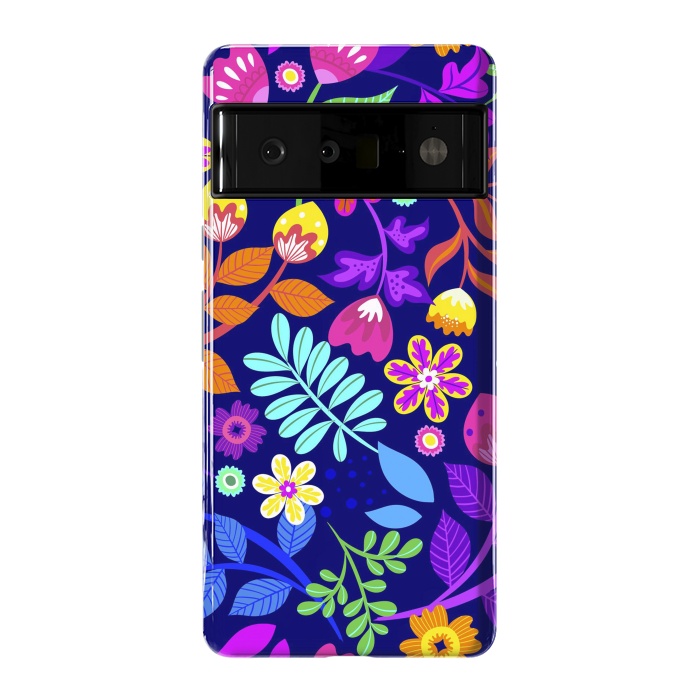 Pixel 6 Pro StrongFit Cute Flowers by ArtsCase