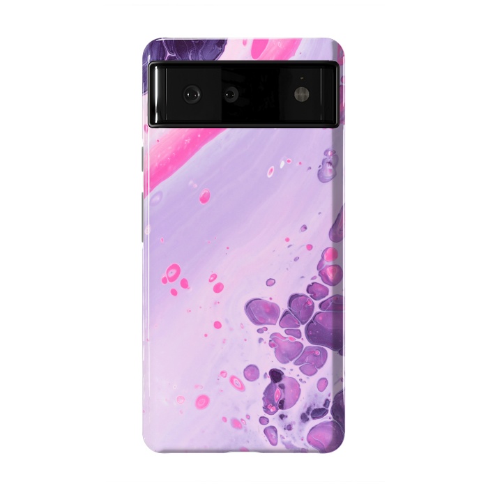 Pixel 6 StrongFit Pink and Purple Waves by ArtsCase