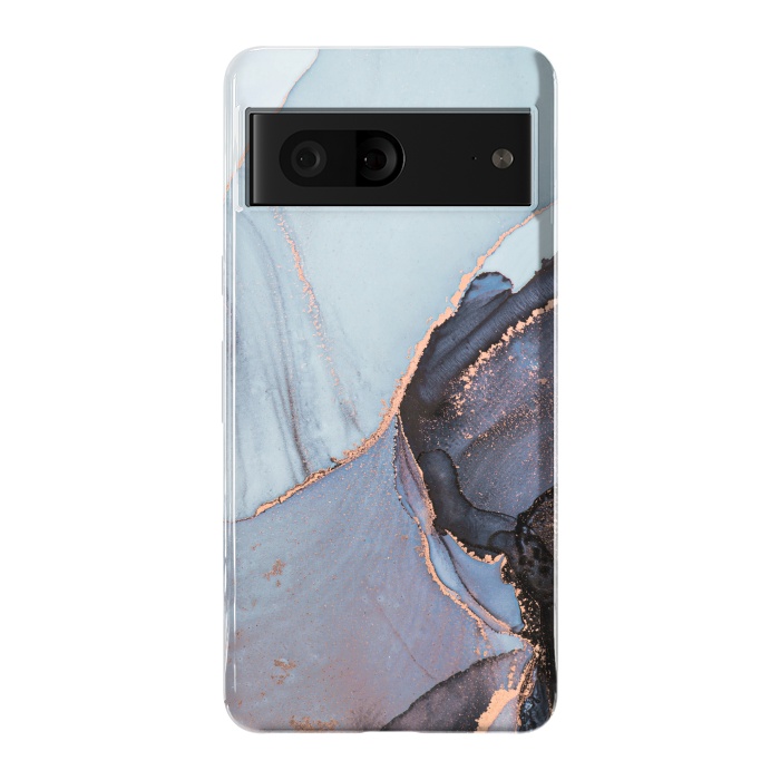 Pixel 7 StrongFit Gray and Gold Paints by ArtsCase