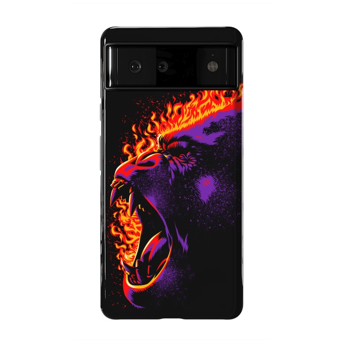 Pixel 6 StrongFit Gorilla on fire by Alberto