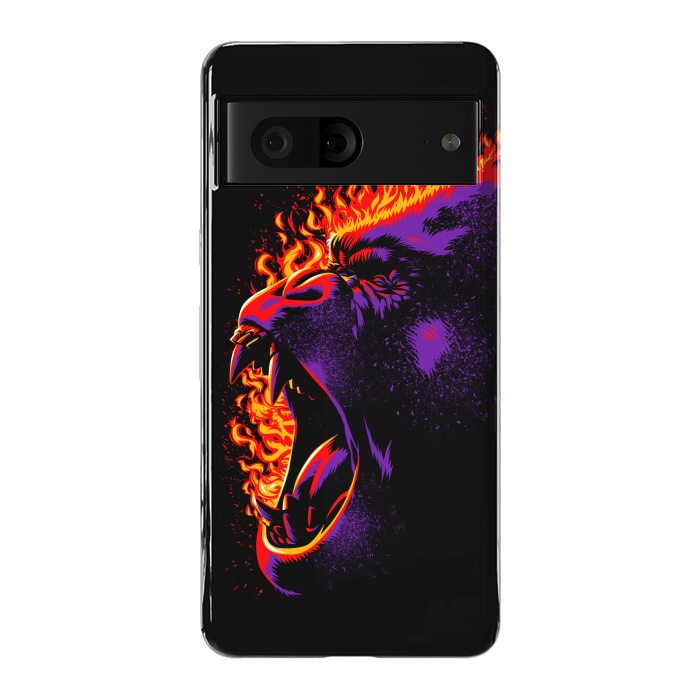 Pixel 7 StrongFit Gorilla on fire by Alberto