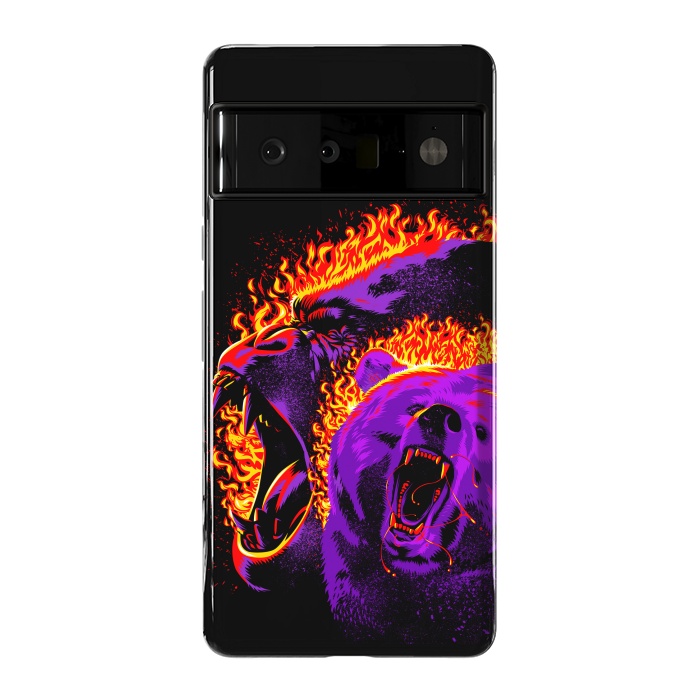 Pixel 6 Pro StrongFit Gorilla and bear from hell by Alberto