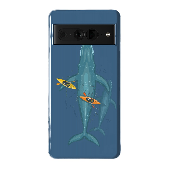 Pixel 7 Pro StrongFit Canoes on whale family by Alberto