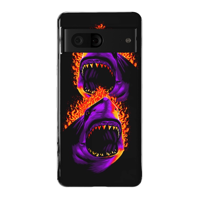 Pixel 7 StrongFit Fire shark by Alberto