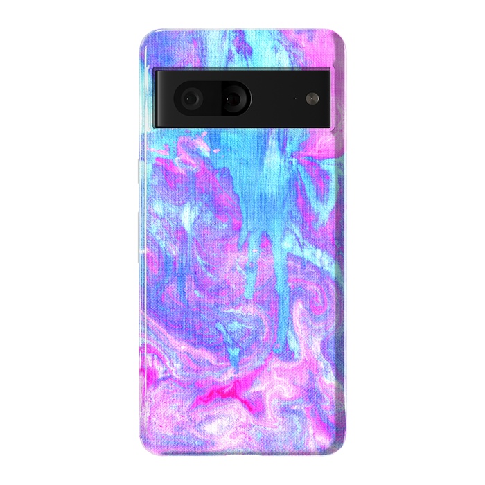 Pixel 7 StrongFit Melting Marble in Pink & Turquoise by Tangerine-Tane