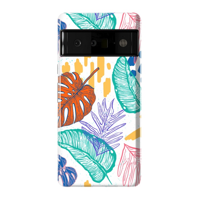Pixel 6 Pro StrongFit Monstera Leaves by ArtsCase
