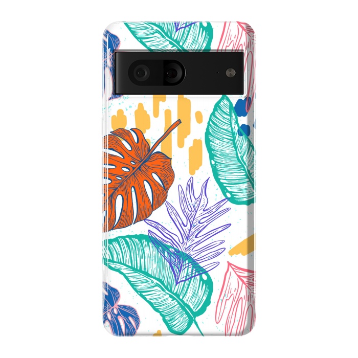 Pixel 7 StrongFit Monstera Leaves by ArtsCase