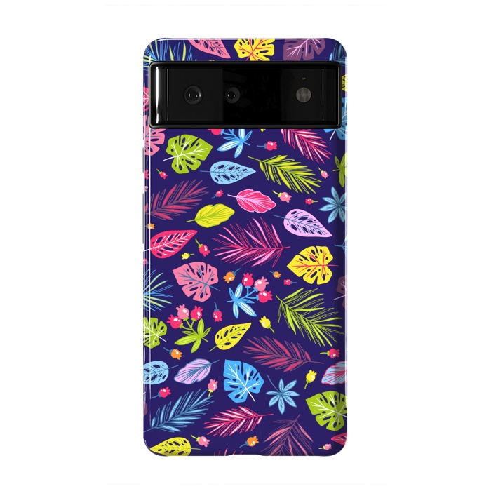 Pixel 6 StrongFit Summer Coulored Floral Design by ArtsCase