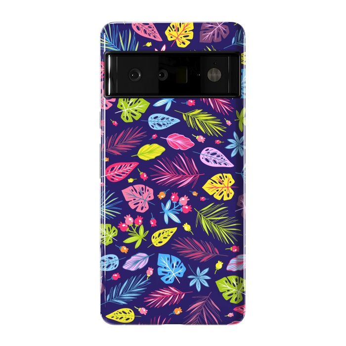 Pixel 6 Pro StrongFit Summer Coulored Floral Design by ArtsCase