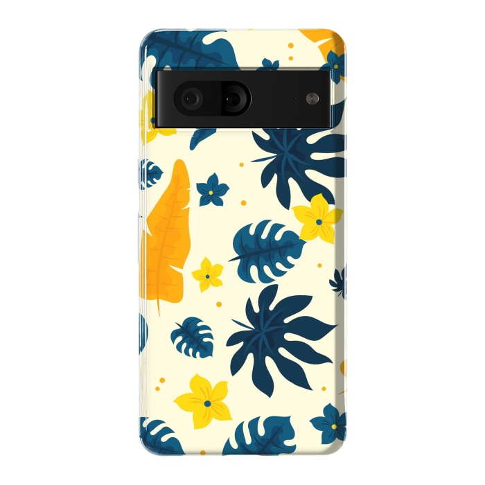 Pixel 7 StrongFit Tropical Leaves Floral by ArtsCase