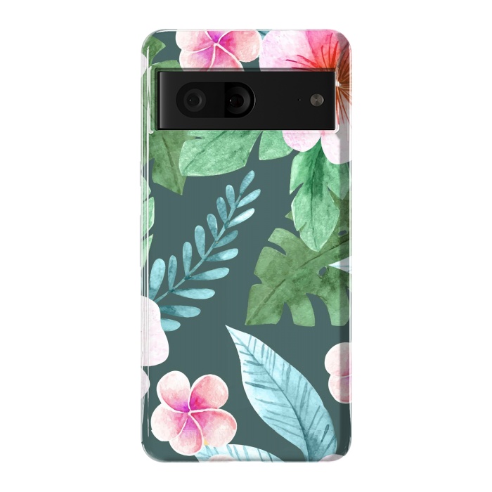 Pixel 7 StrongFit Tropical Pink Floral by ArtsCase