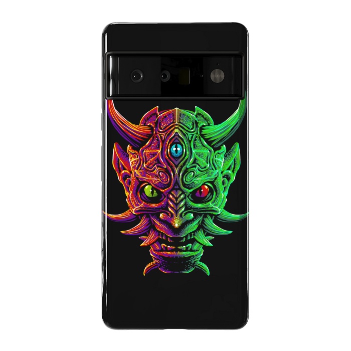 Pixel 6 Pro StrongFit Demon with 3 Japanese eyes by Alberto