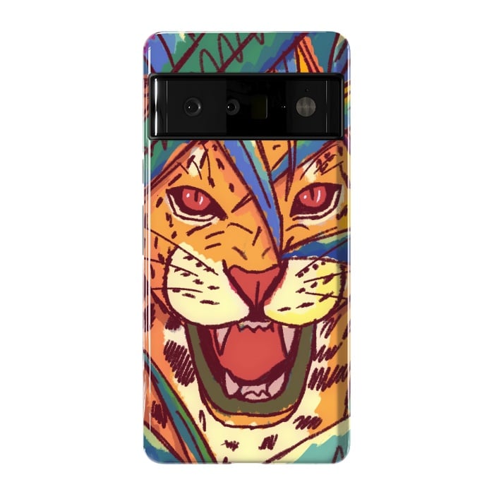 Pixel 6 Pro StrongFit The jungle cat by Steve Wade (Swade)