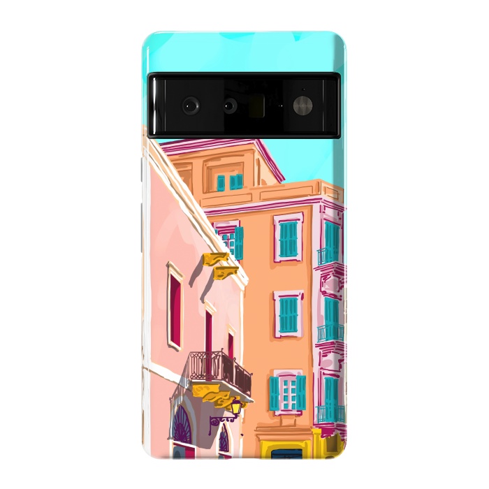 Pixel 6 Pro StrongFit Colorful Houses by Uma Prabhakar Gokhale