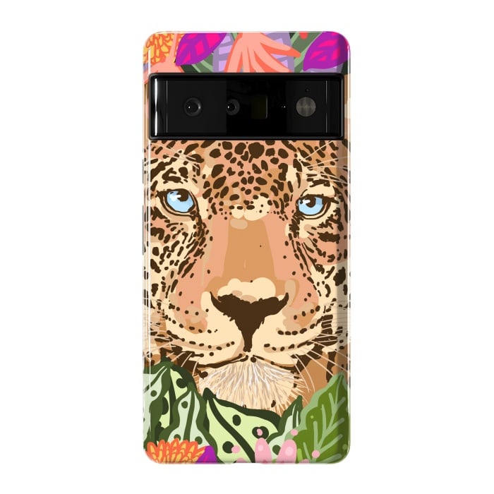 Pixel 6 Pro StrongFit Peek A Boo Leopard by Uma Prabhakar Gokhale