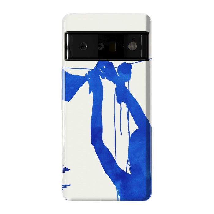 Pixel 6 Pro StrongFit Blue Nude Vacay Matisse by Uma Prabhakar Gokhale