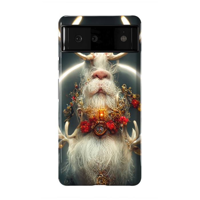 Pixel 6 StrongFit Santa reindeer by haroulita