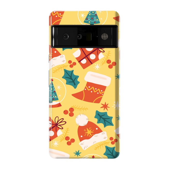 Pixel 6 Pro StrongFit Christmas Boots and Hats by ArtsCase