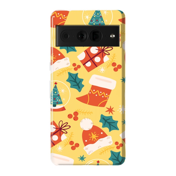 Pixel 7 Pro StrongFit Christmas Boots and Hats by ArtsCase