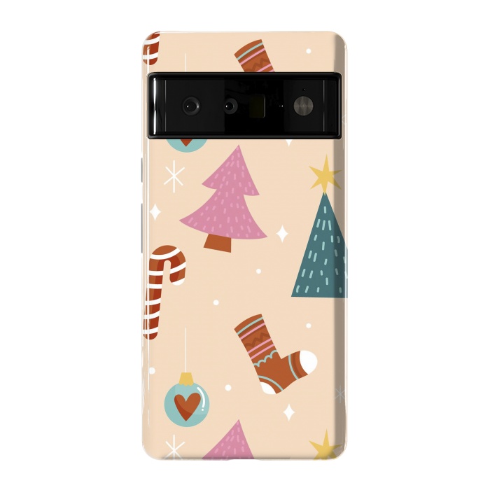Pixel 6 Pro StrongFit Original Pattern in Christmas by ArtsCase