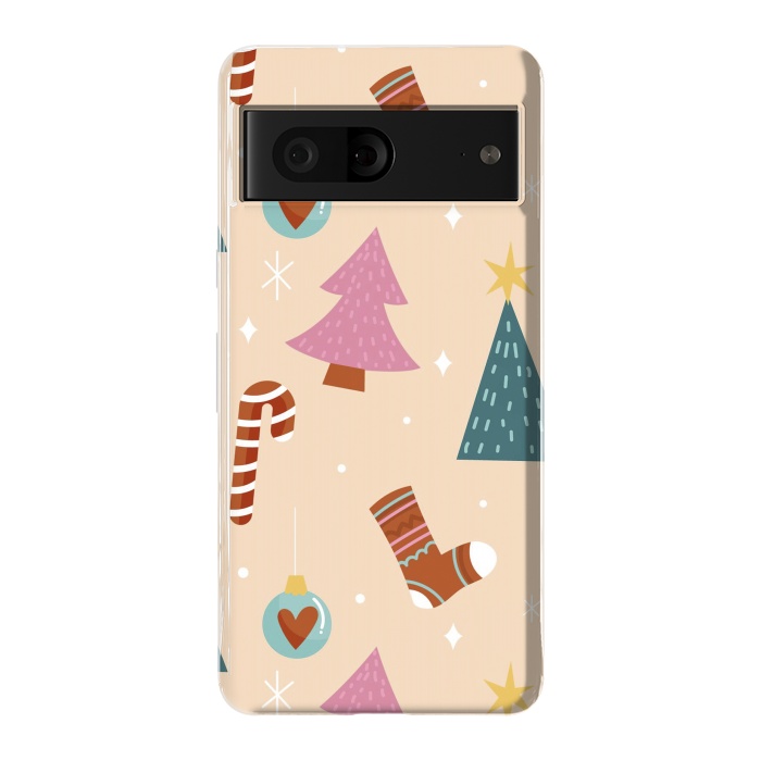 Pixel 7 StrongFit Original Pattern in Christmas by ArtsCase