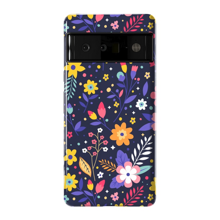 Pixel 6 Pro StrongFit Beautifull Flowers with Vibrant Colors by ArtsCase
