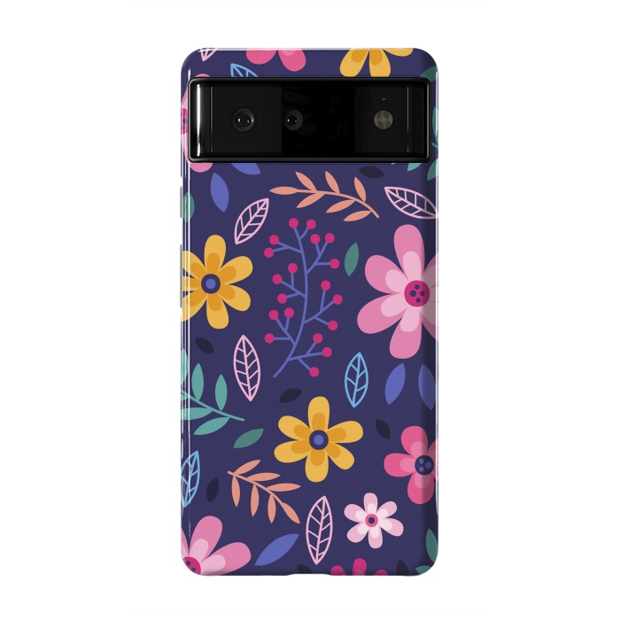 Pixel 6 StrongFit Pink Flowers for You  by ArtsCase