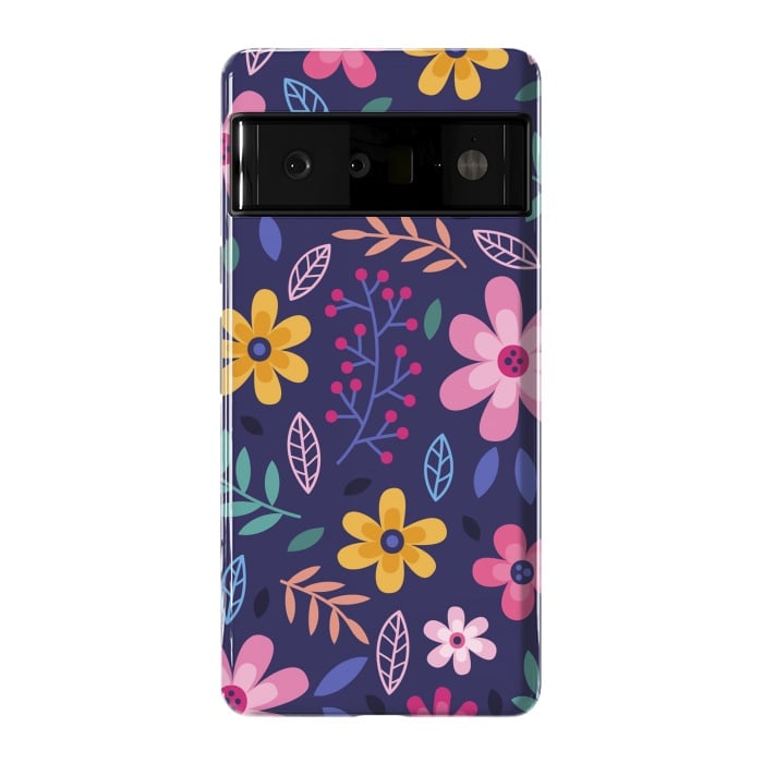 Pixel 6 Pro StrongFit Pink Flowers for You  by ArtsCase