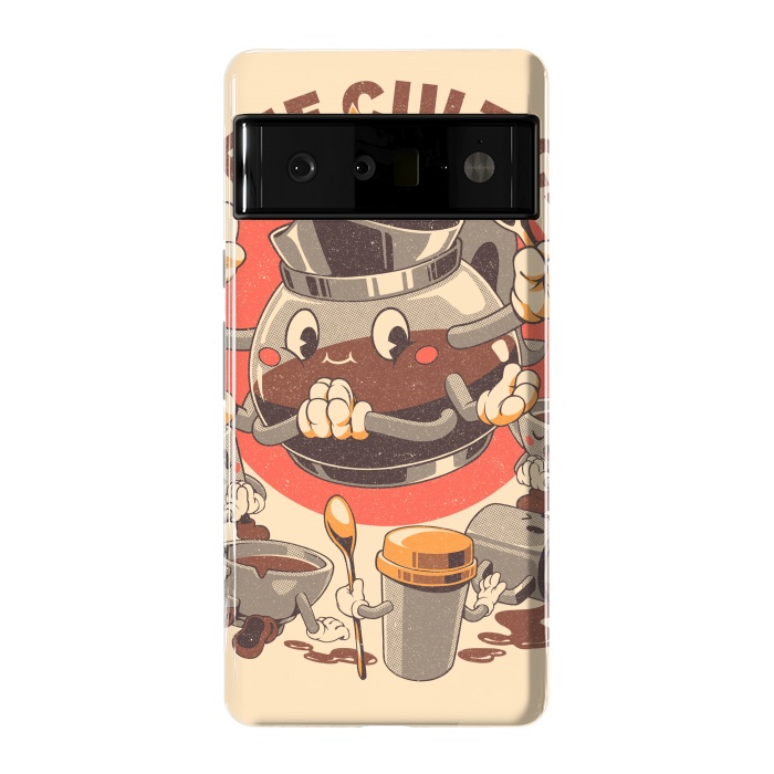 Pixel 6 Pro StrongFit Holy Coffee Club by Ilustrata