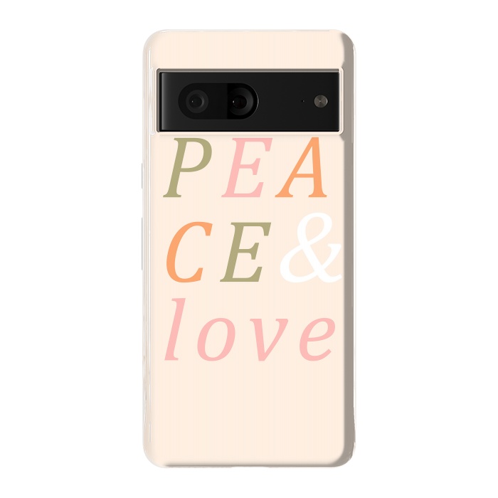 Pixel 7 StrongFit Peace & Love Typography by ArtPrInk