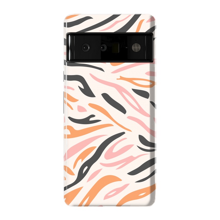 Pixel 6 Pro StrongFit Colorful Tiger Print by ArtPrInk