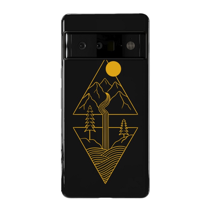 Pixel 6 Pro StrongFit Nature minimal golden by Coffee Man