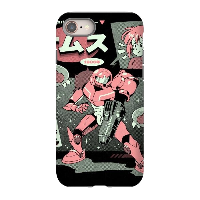 iPhone 8 StrongFit Bounty Hunter From Space by Ilustrata