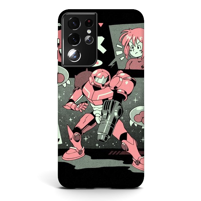 Galaxy S21 ultra StrongFit Bounty Hunter From Space by Ilustrata