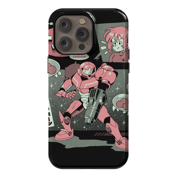 iPhone 14 Pro max StrongFit Bounty Hunter From Space by Ilustrata