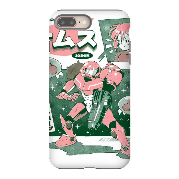 iPhone 7 plus StrongFit Bounty Hunter From Space - White by Ilustrata