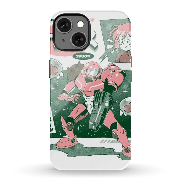 iPhone 13 StrongFit Bounty Hunter From Space - White by Ilustrata