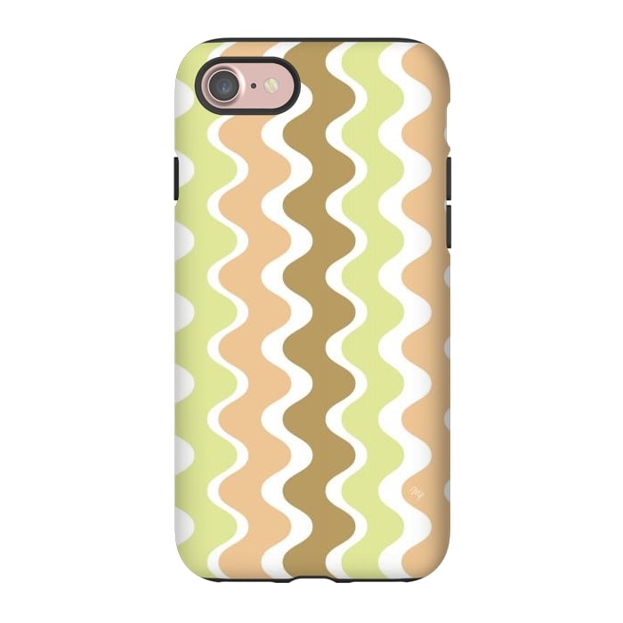 iPhone 7 StrongFit Retro Waves by Martina