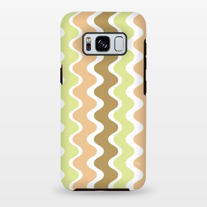 Galaxy S8 plus StrongFit Retro Waves by Martina