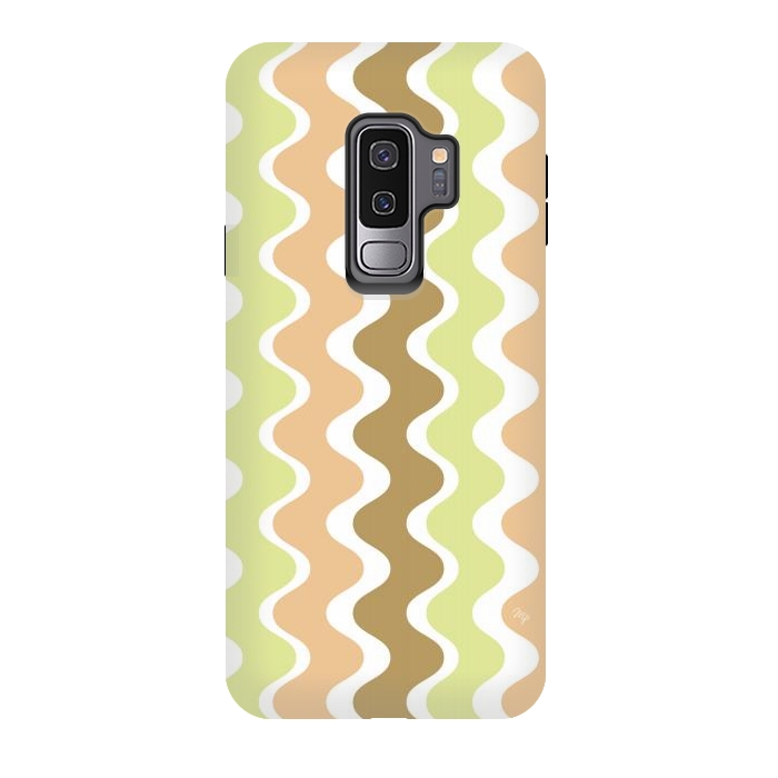 Galaxy S9 plus StrongFit Retro Waves by Martina