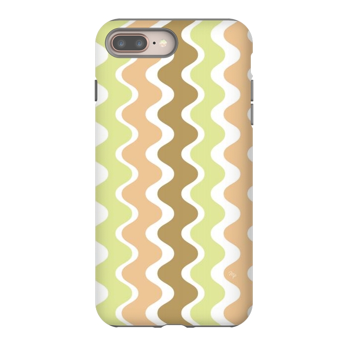 iPhone 8 plus StrongFit Retro Waves by Martina