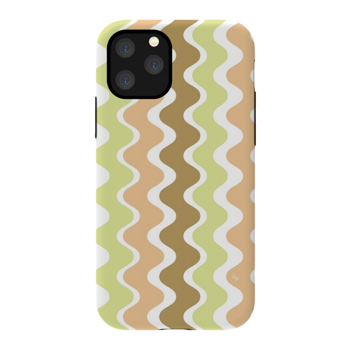 iPhone 11 Pro StrongFit Retro Waves by Martina