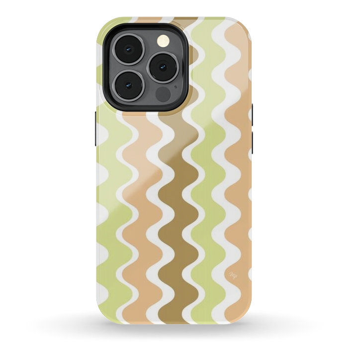 iPhone 13 pro StrongFit Retro Waves by Martina