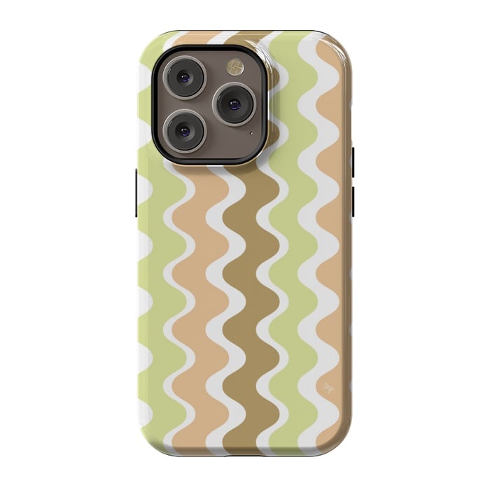 iPhone 14 Pro StrongFit Retro Waves by Martina