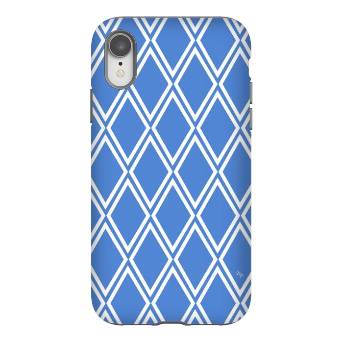 iPhone Xr StrongFit Blue Elegance by Martina