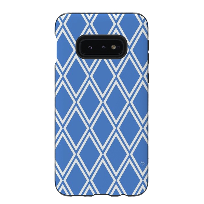 Galaxy S10e StrongFit Blue Elegance by Martina
